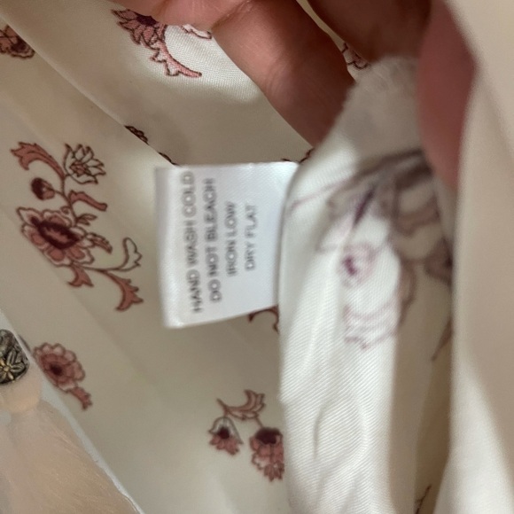 NWOT Off the Shoulder Maxi by Iris Liberty Floral Size Small Cottagecore - Picture 12 of 15